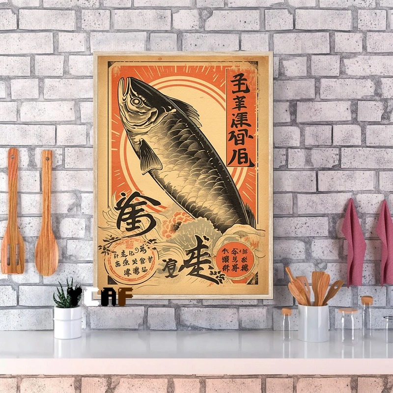 Vintage Japanese Food Poster C – Japanese Food Lifestyle recenzja i cena