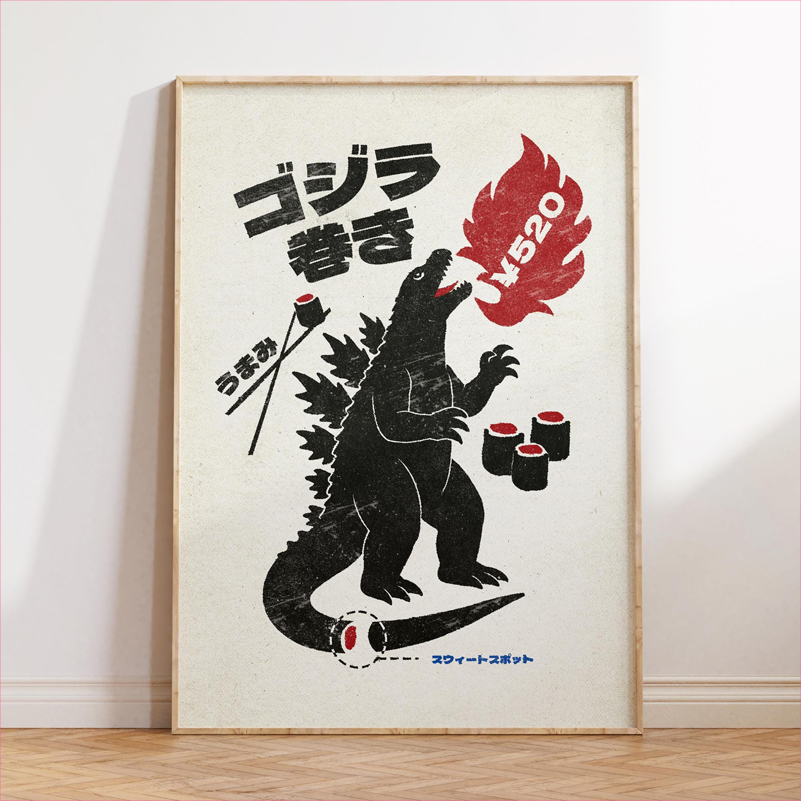 Japońskie plakaty z motywem je – Japanese Food Lifestyle recenzja i cena