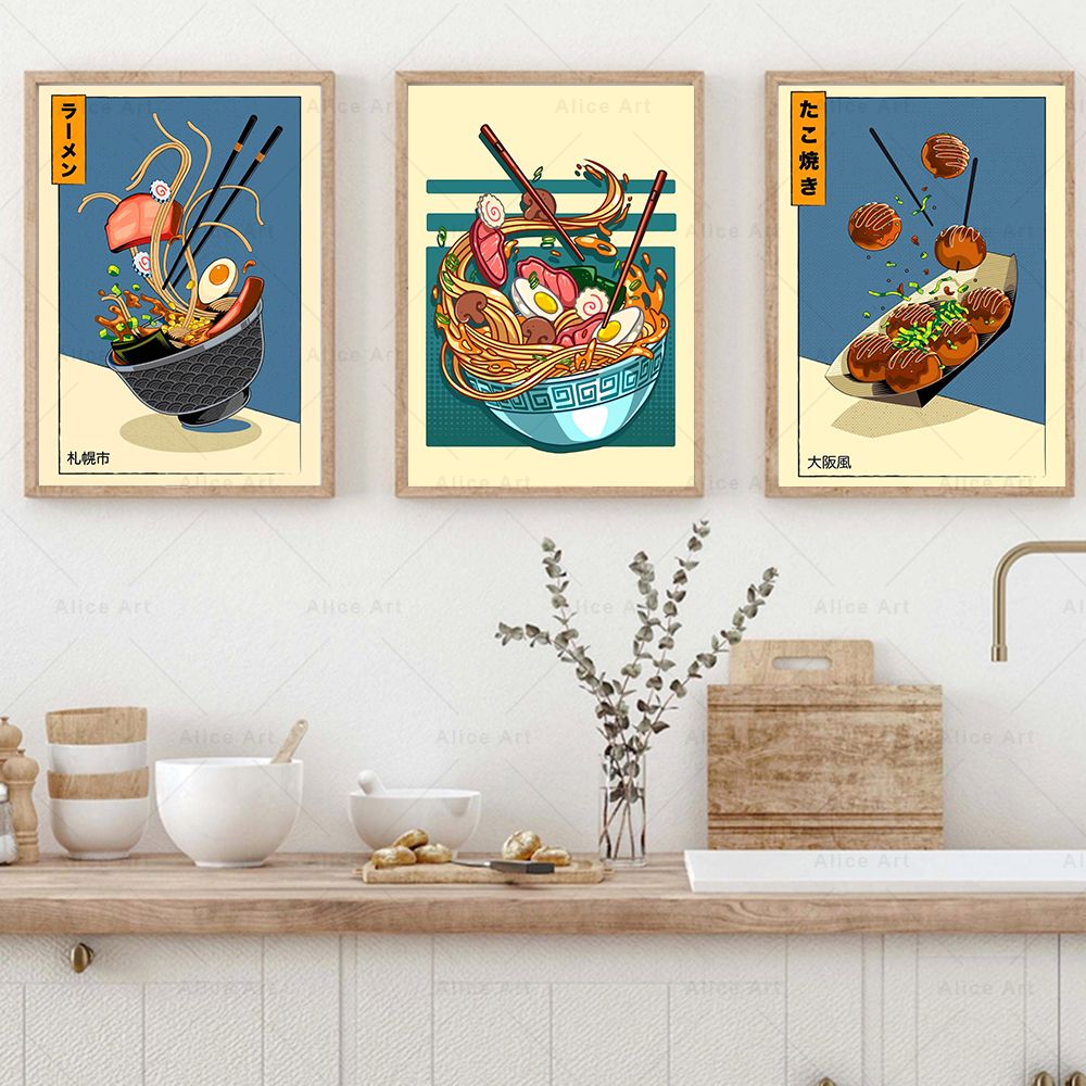 Styl japoński plakat do kuchni – Japanese Food Lifestyle recenzja i cena